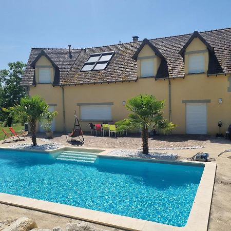 Villa Avec Piscine, Jacuzzi Et Vue Imprenable ! Herry 外观 照片